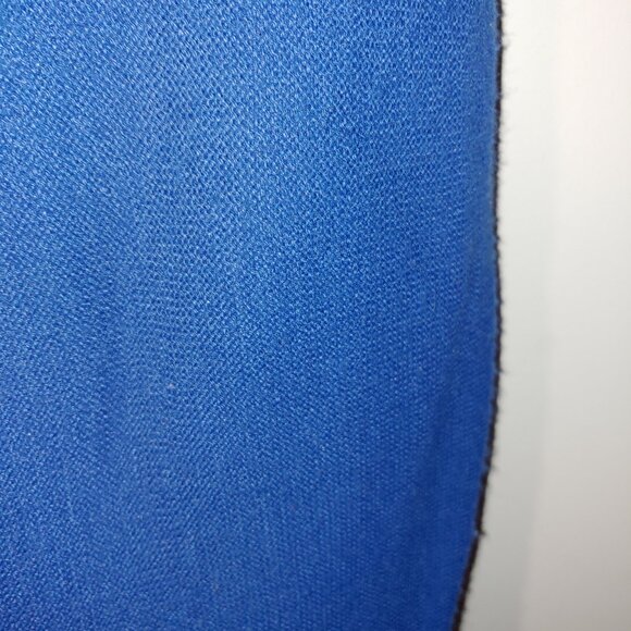 IZOD LACOSTE Holiday 1989 Orlon Acrylic V-Neck Buttons Cardigan Blue Size 1X Big - Picture 7 of 8